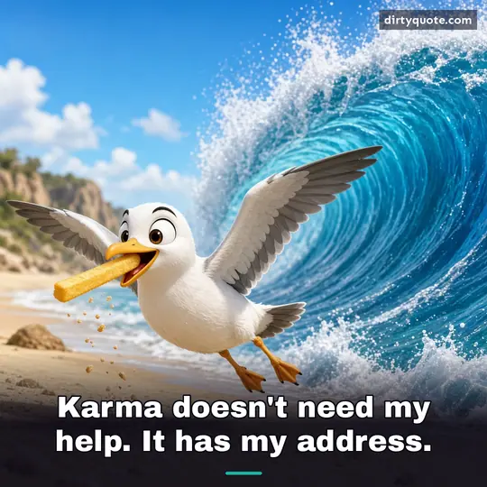 Karma doesn't need my help. It has my address.
