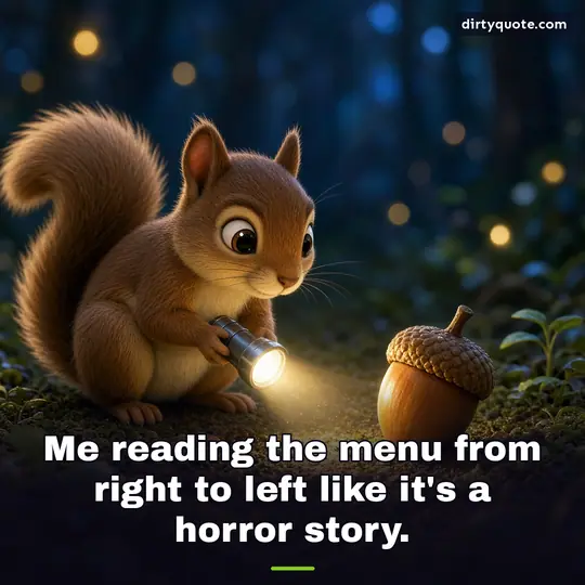 Me reading the menu from right to left like it's a horror story.