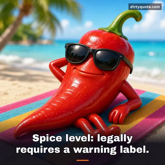 Spice level: legally requires a warning label.